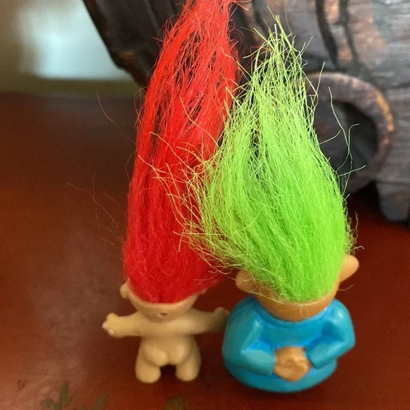 2 vintage troll dolls - Picture 2 of 3